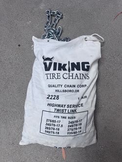Viking Tire Chains – Quality Chain Corp. #2228 – Heavy Duty Snow Chains
