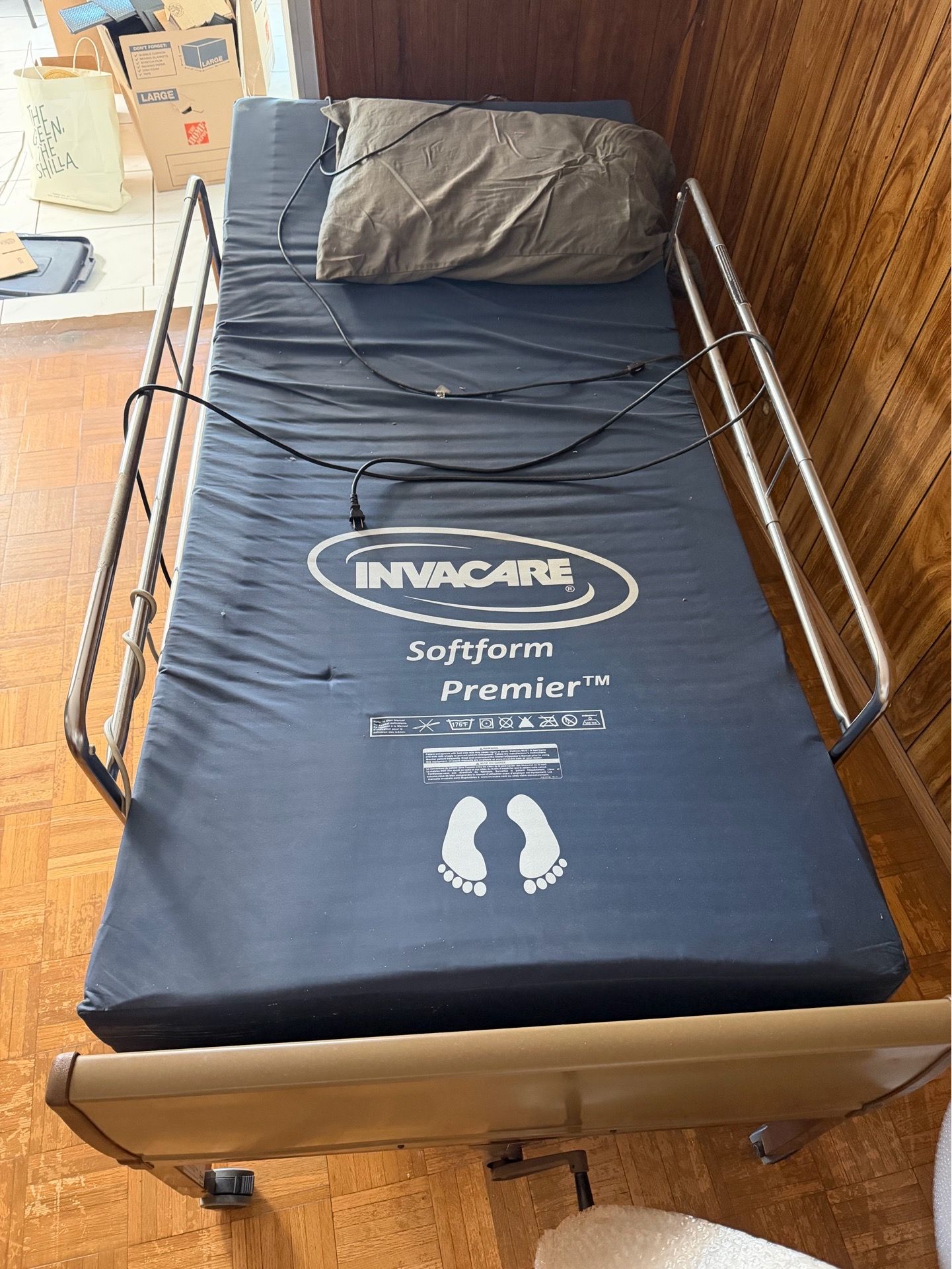 Invacare hospital bed