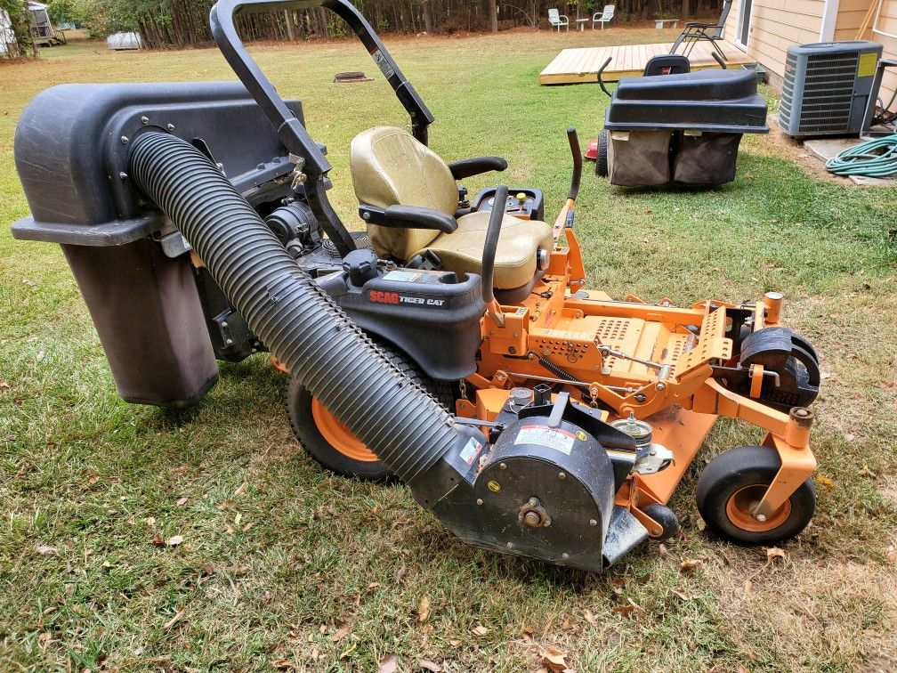 2014 Scag mower and trailer