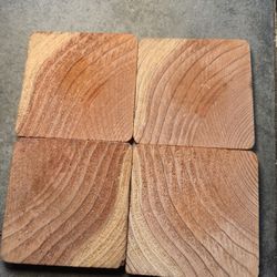 Cedar Wood Coasters
