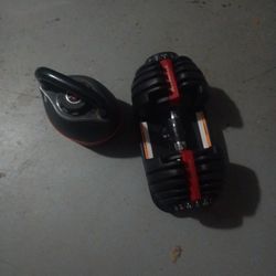 Bow Flex Kettle Bell And Dumbbell 