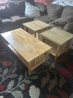 Coffee Table  And Side Table Set 