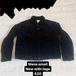 Corduroy Jacket Black Small