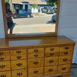 Vintage Mirror And Dresser
