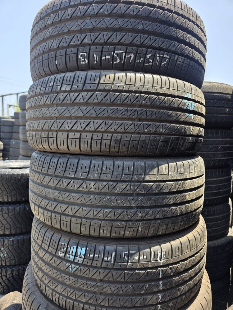 215 45 18 Tires Con 80% De Vida Las 4 De La Marca Dunlop