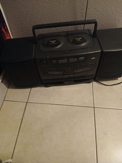 Vintage 1990's Heavy JVC Boombox Model PC-X27