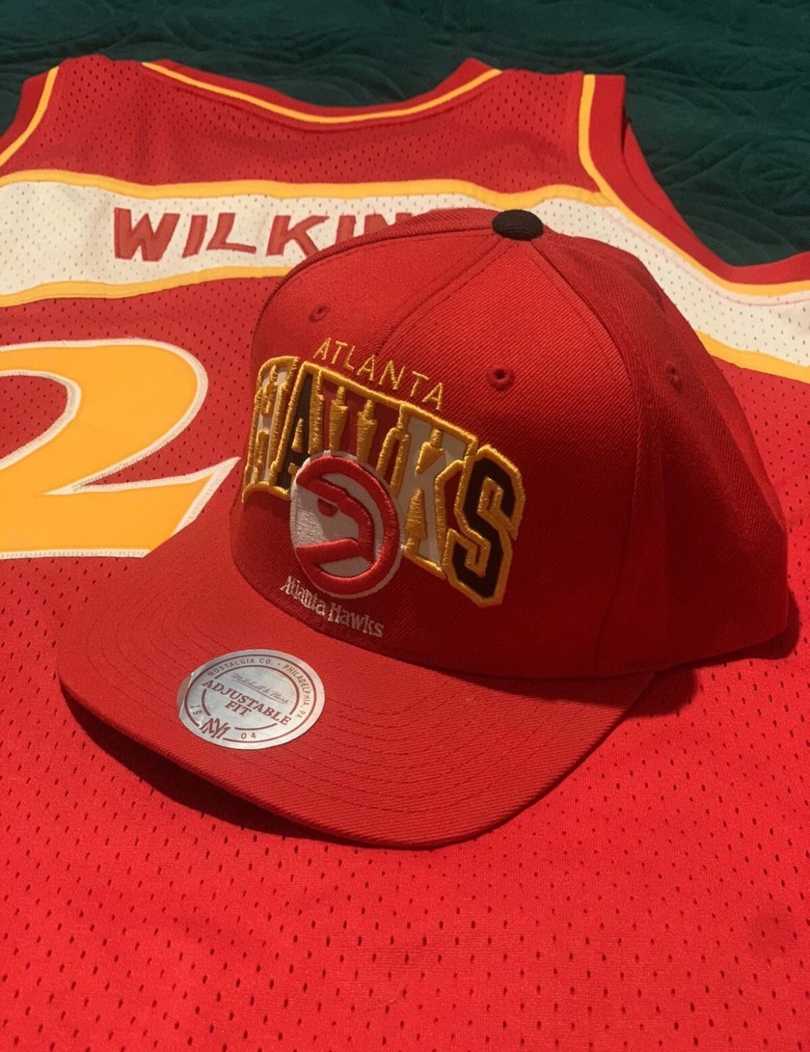 Dominique Wilkins Atlanta Hawks Jersey With Snapback!