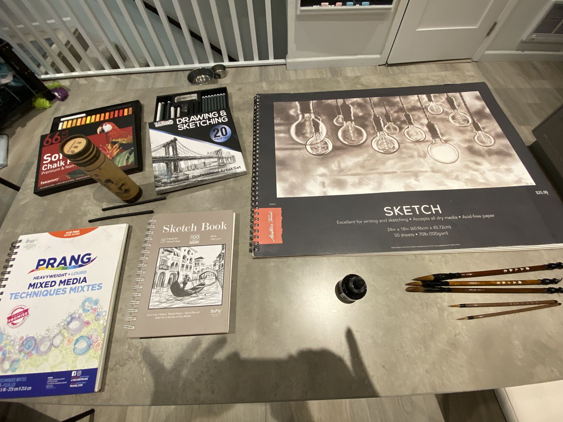 Assorted Art Supplies