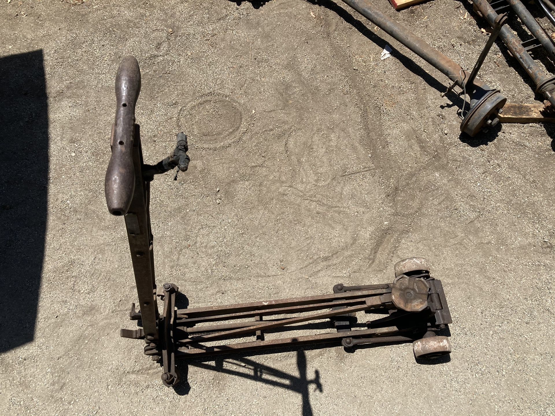 Antique car and truck jack.