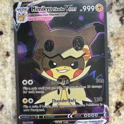 Mimikyu Pikachu Cosplay (Custom FanCard)