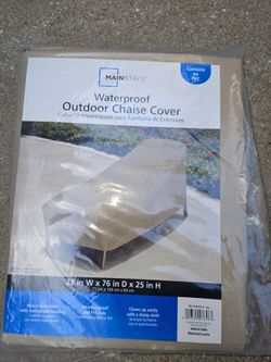 Chaise lounge weather covers