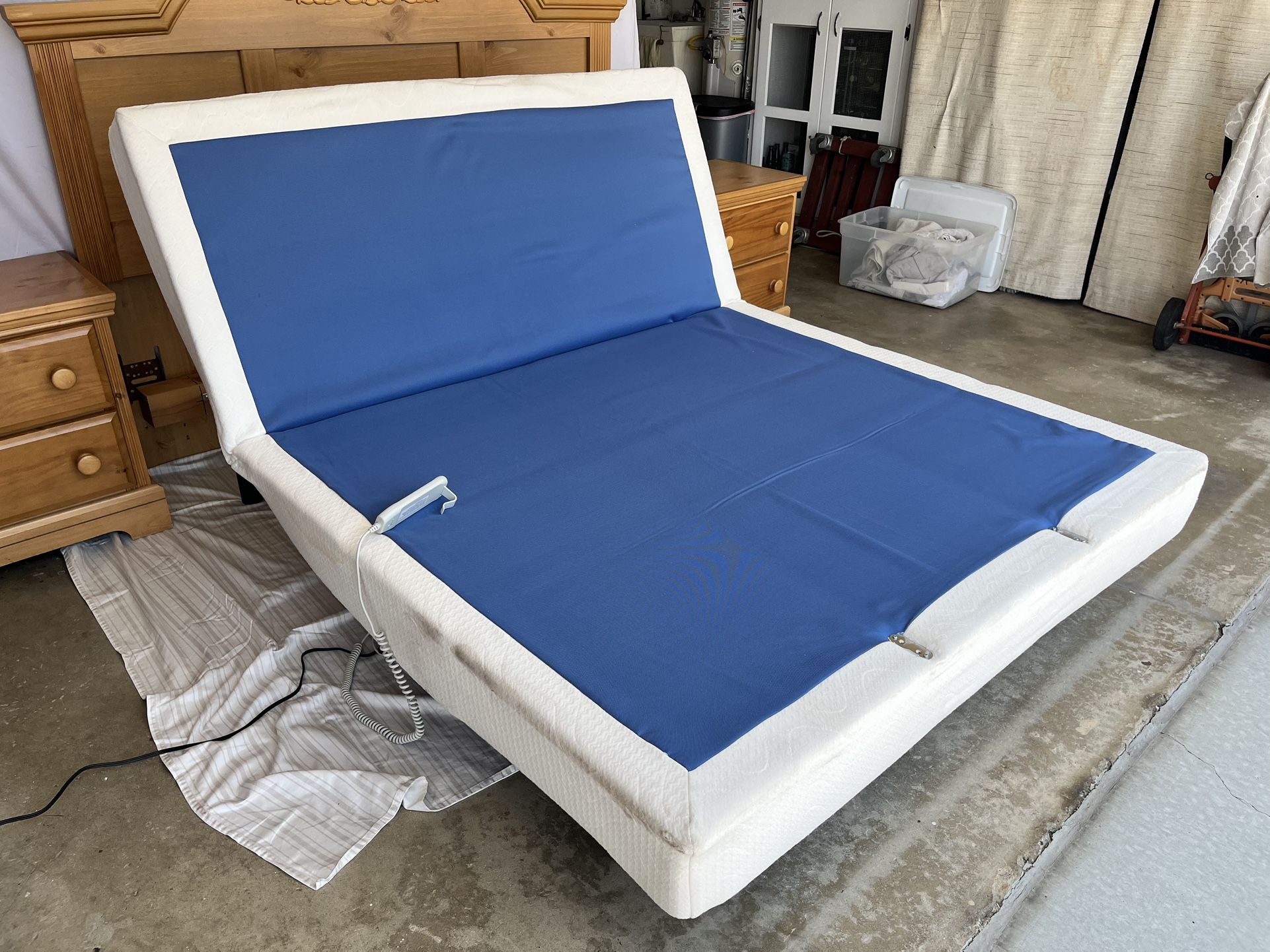 Ryze adjustable Queen Bed Frame + Nightstands