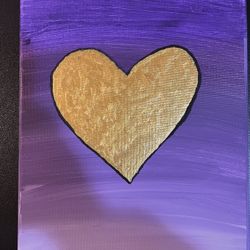 Heart Of Gold Painting 