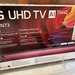 LG 65” TV 4K THINQ UHD 