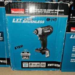 Makita
18V LXT Sub-Compact Lithium-Ion Brushless Cordless 3/8 in. Sq. Drive Impact Wrench (Tool Only)