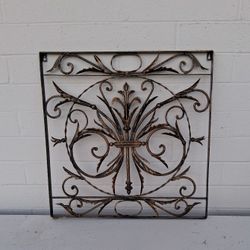 Large Metal Outdoor Wall Decor 
