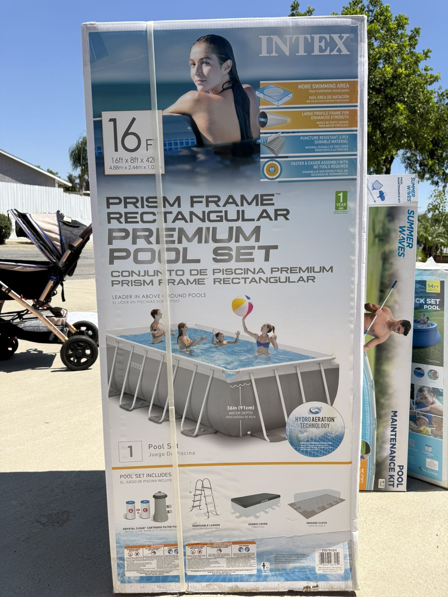 INTEX 16 FEET SWIMMING POOL