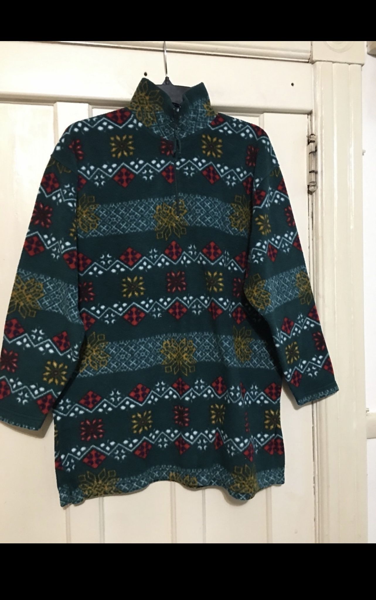 Victoria Secret country vintage oversized fleece sweater S