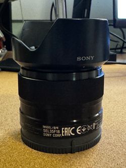 Sony Lens 35mm f1.8