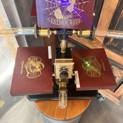 Custom Industrial Steampunk Cigar Box Lamp Light