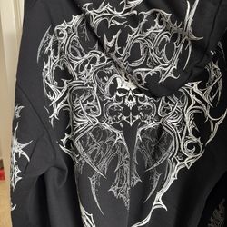 Breathe Divinity Death Wing Zip Up Hoodie