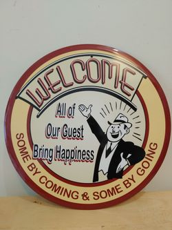 Welcome Wall Sign