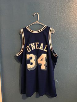 Mitchell & Ness Shaquille O'Neal Orlando Magic Swingman Jersey  Blue (Small) : Sports & Outdoors