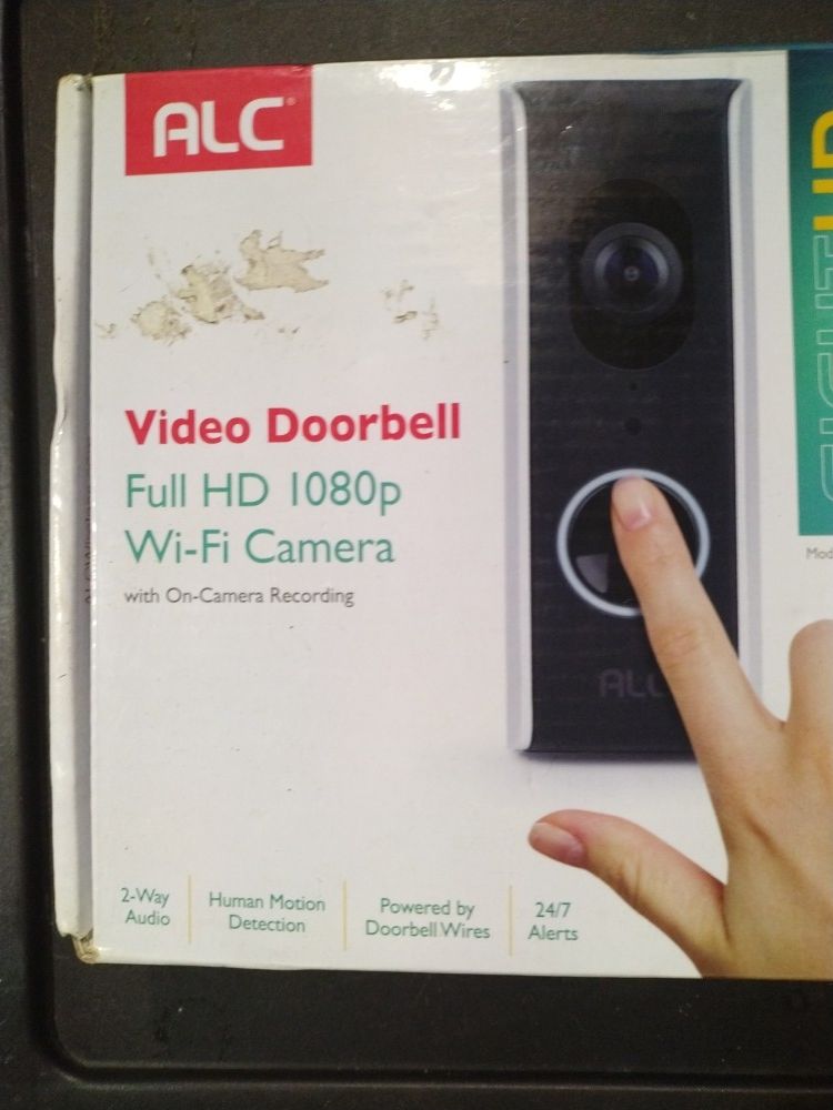 ALC Video Doorbell Full HD 1080p Wi Fi Camera With On Camera