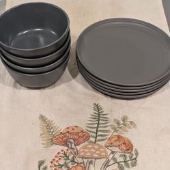 Misc Dinnerware - Gray and White