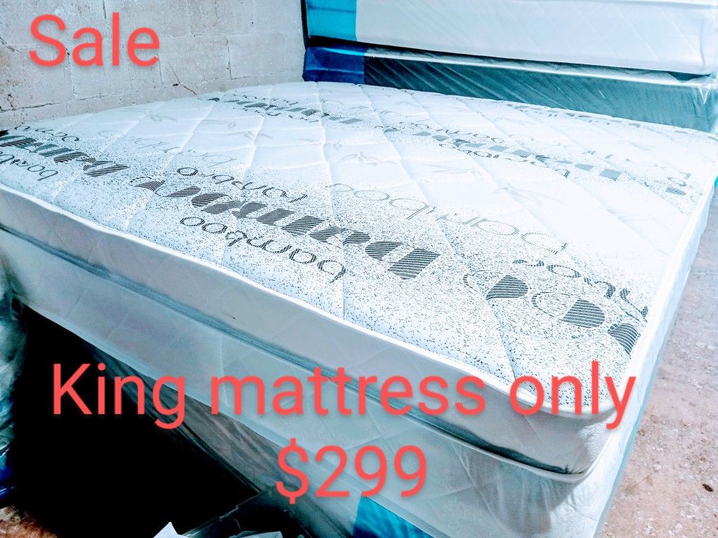 $299 King Mattress Only Brand New Free Delivery Same Day