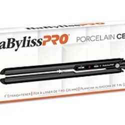 BaBylissPRO® Porcelain Ceramic 1" Straightening Iron