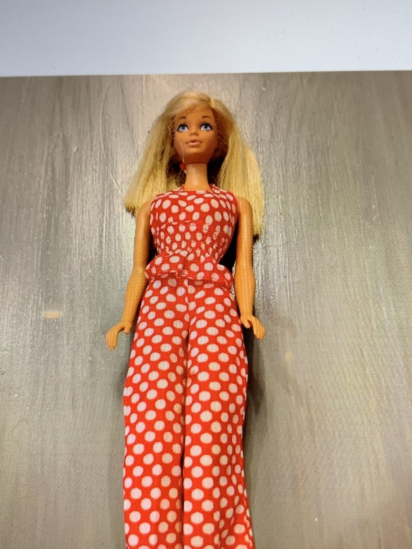 Vintage 70’s Barbie Doll Twist & Turn Mod Blonde w Original Best Buy Outfit # 7813