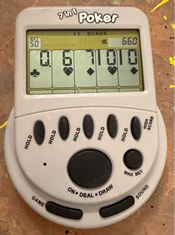 7 in 1 poker handheld game