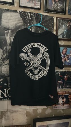 Wwe Authentic Undertaker Digging Holes Taking Souls Shirt Xl