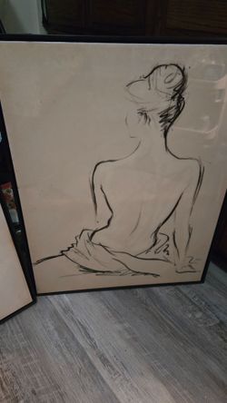 Artwork Lady Print Frames