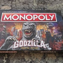 Monopoly Godzilla Monster Edition Board Game. Brand New and Factory Sealed!!