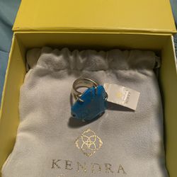 Kendra Scott Gold & Turquoise Megan Ring 