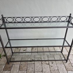 Glass Console Table