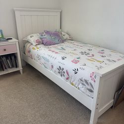 Twin bed and Mattress