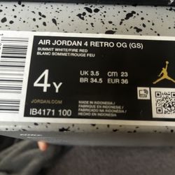 air jordan 4 retro og