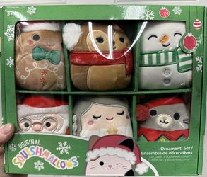 Squishmallows Original Holiday Plush Set Of 6