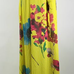 OLD NAVY Yellow Floral LONG SUNDRESS! Size Small.