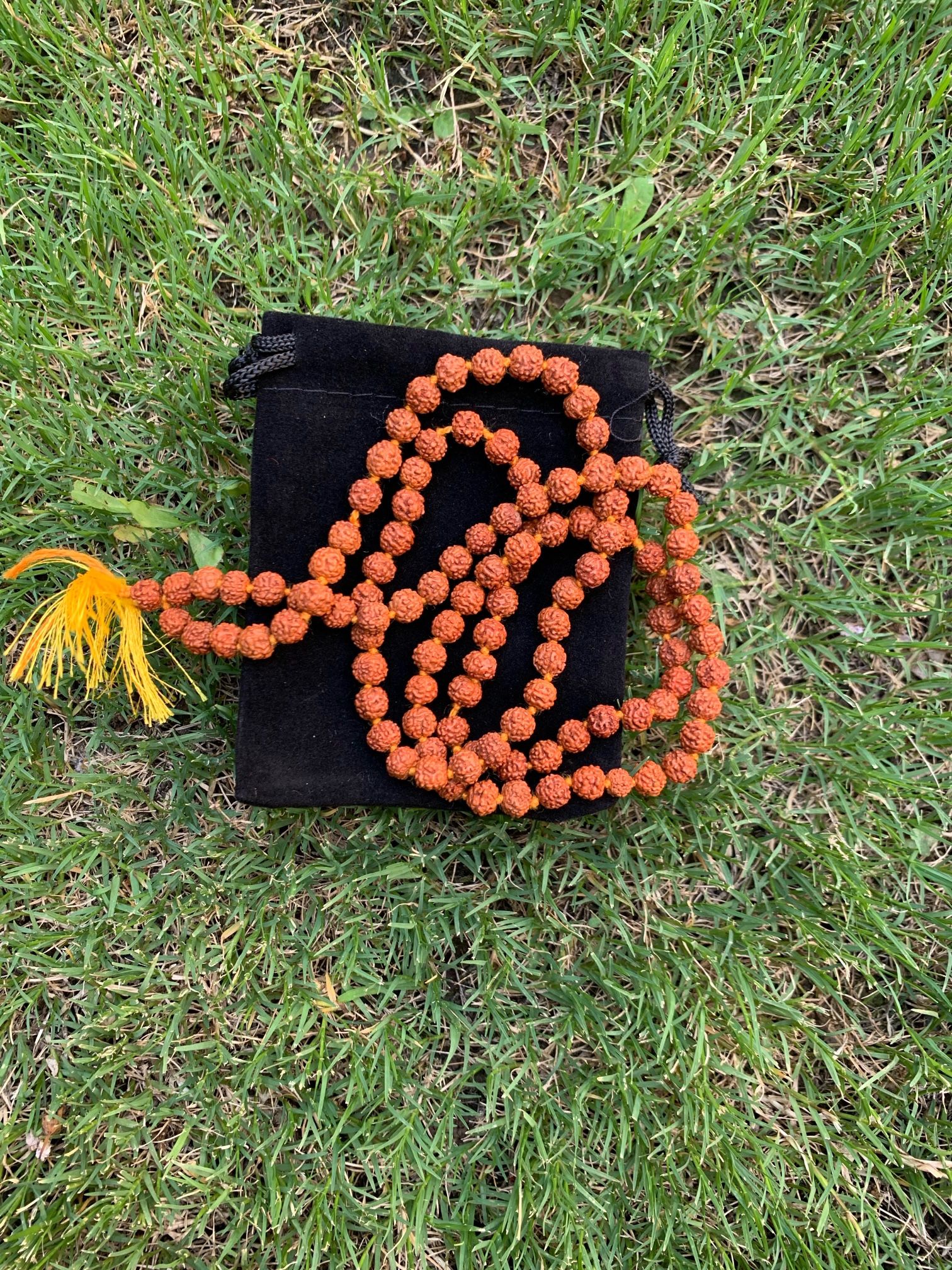 Rudraksha Mala Beads Necklace