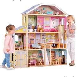 KidKraft Majestic Mansion Wooden Dollhouse with 34-Piece