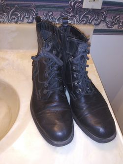 Mens boots mens leather boots size 8