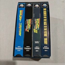 Back To The Future VHS Set