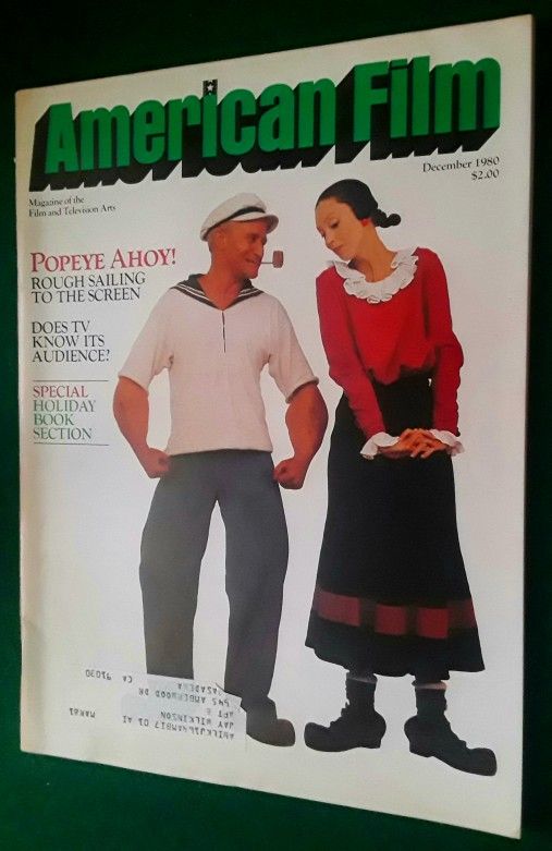 AMERICAN CINEMATOGRAPHER magazine november 1980 Popeye Robin Williams