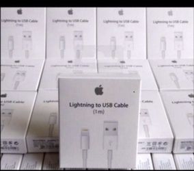 Original Apple chargers for iPhones and iPads