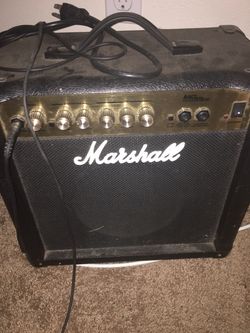 Marshall amp trades barter welcome !