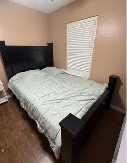 Queen Mattress & Bedframe - NEED GONE TOMORROW